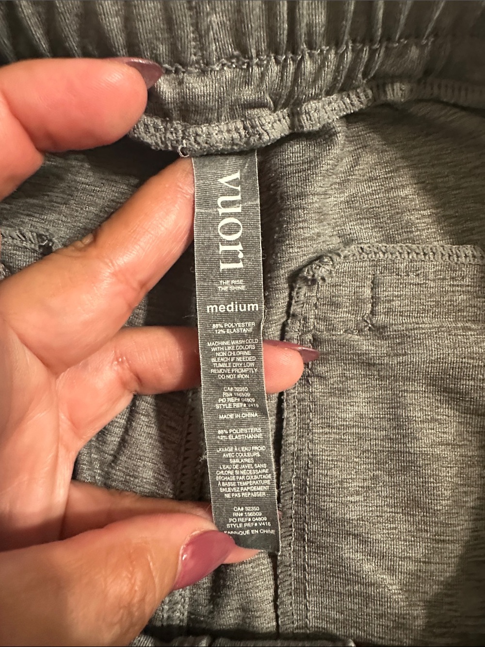 Vuori Men’s Joggers size M Gray - Picture 2 of 12